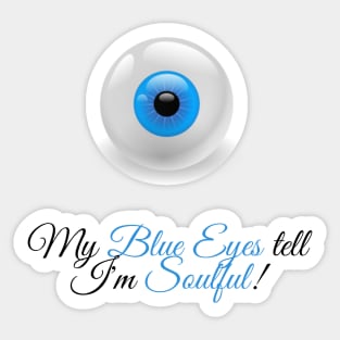 Blue eyes Sticker